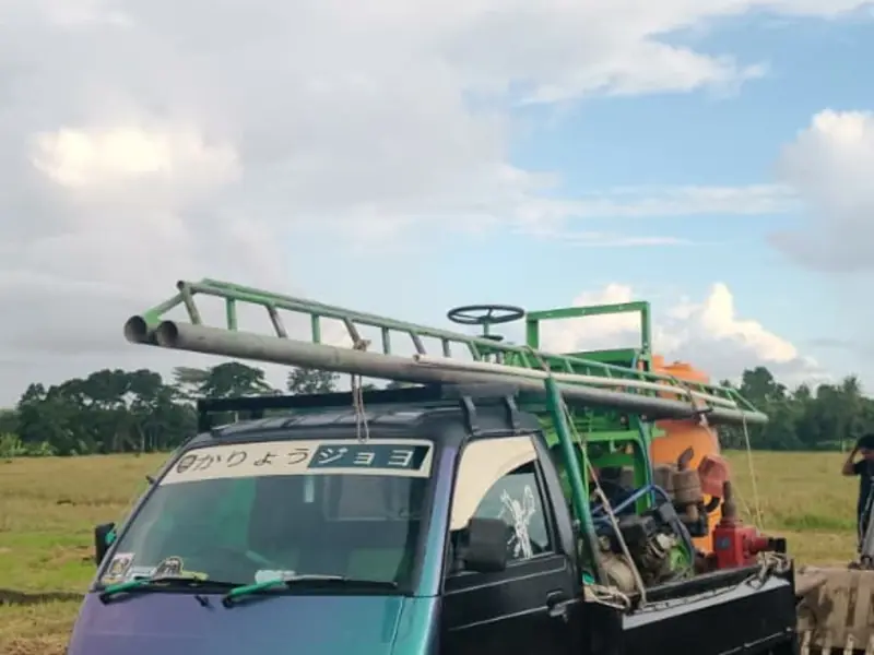 Angkut material proyek Galaxy Pickup Bali