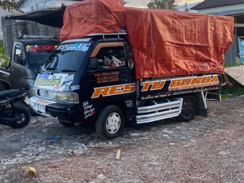 Pick up muatan bertarpal antar barang di Bali